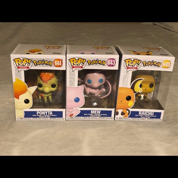 Pokémon Pop funko mew raichu ponyta 643 644 645 - Picture 7 of 7